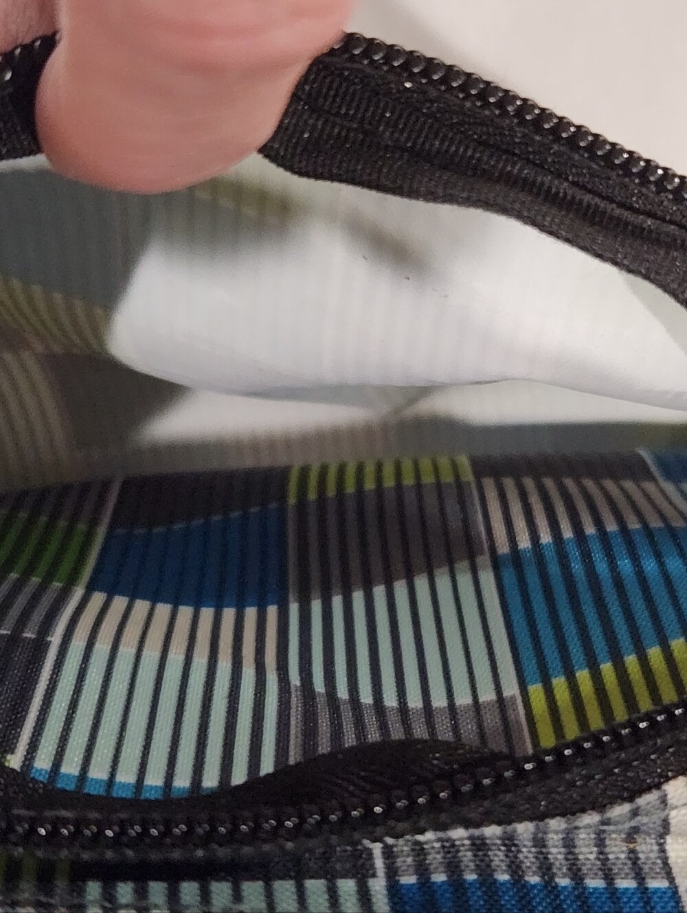 Dickies Blue & Green Plaid Mini Backpack Adjustable Straps - Picture 6 of 8